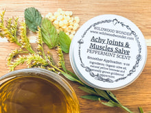Load image into Gallery viewer, Achy Joints & Muscles Salve (Coconut Free)- Peppermint Scent