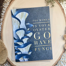 Load image into Gallery viewer, Blue Oyster Greeting Card
