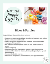 Load image into Gallery viewer, Natural Veggie Egg Dye DIY Guide