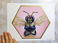 Load image into Gallery viewer, Bee Thankful: Red Clover Print