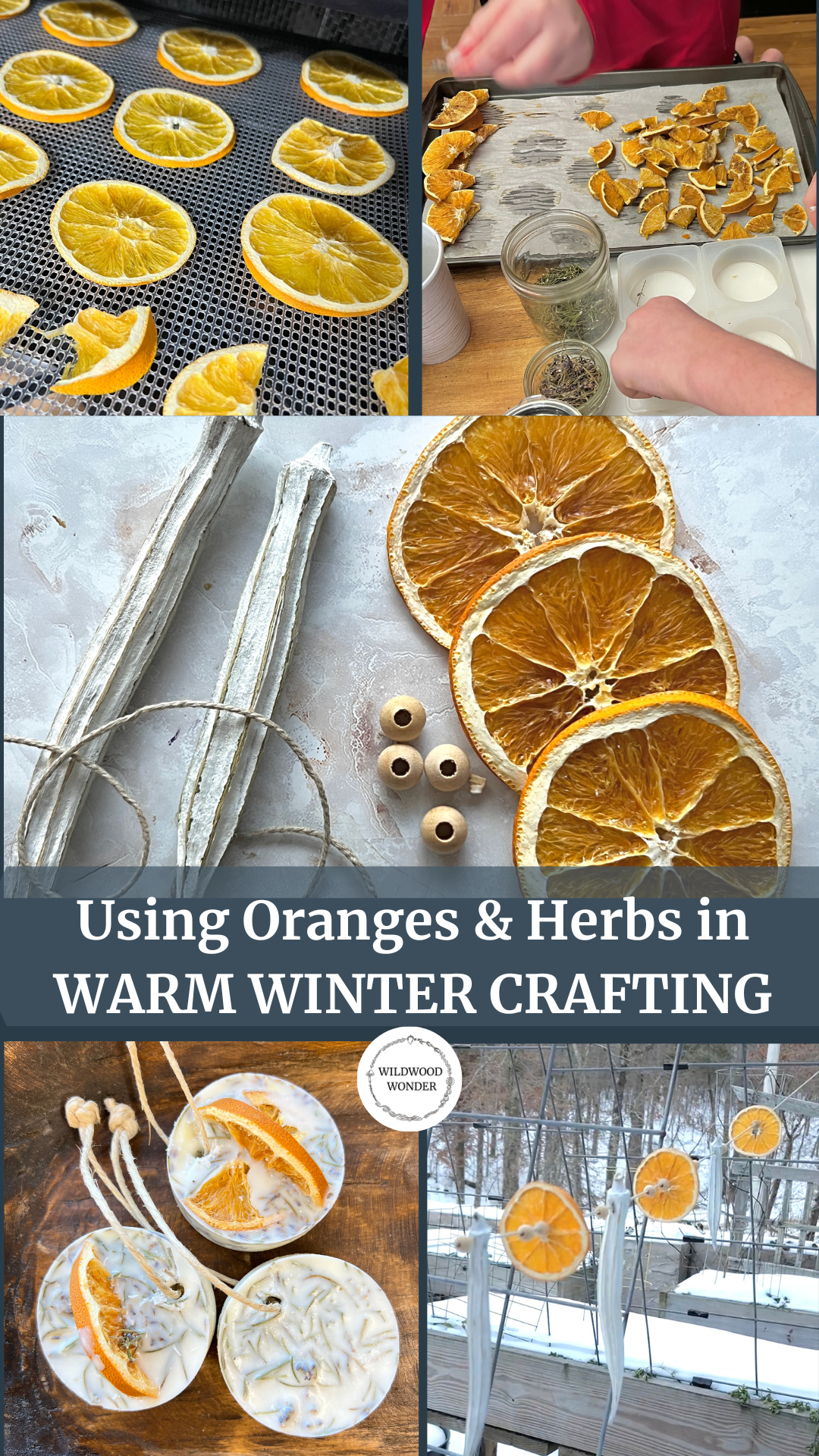 Using Oranges & Herbs in Warm Winter Crafting - Wildwood Wonder