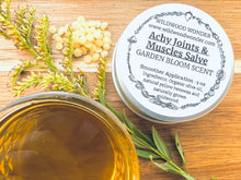 Load image into Gallery viewer, Garden Bloom Achy Joints &amp; Muscles Salve - Coconut Free
