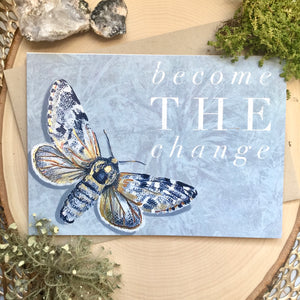 Arctic Moth Greeting Card