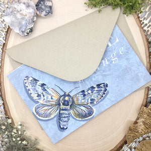 Arctic Moth Greeting Card