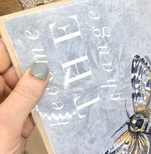 Arctic Moth Greeting Card
