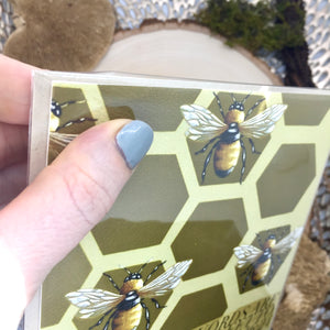Honey Bee Greeting Card