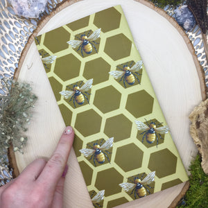 Honey Bee Mini Sketchbook/ Travelers Sketchbook