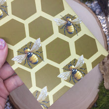 Load image into Gallery viewer, Honey Bee Mini Sketchbook/ Travelers Sketchbook
