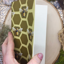 Load image into Gallery viewer, Honey Bee Mini Sketchbook/ Travelers Sketchbook
