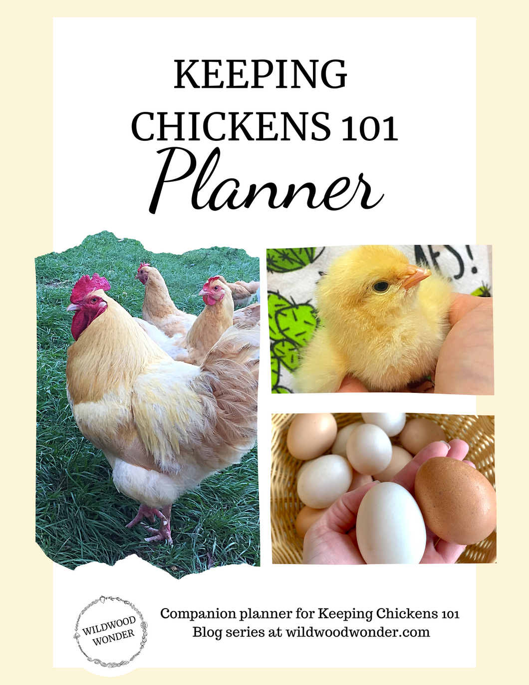 Keeping Chickens 101 Planner
