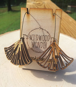 Ginkgo Leaf Earrings