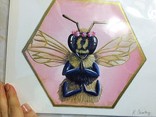Load image into Gallery viewer, Bee Thankful: Red Clover Print
