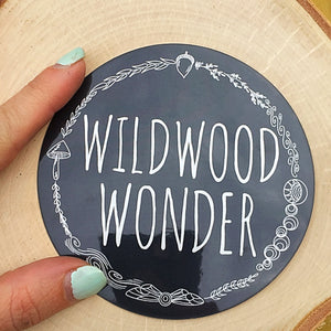 Wildwood Wonder Logo Window Sticker