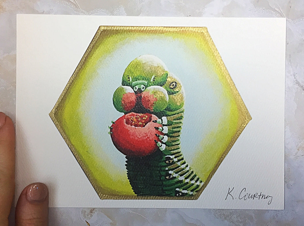Tomato Hornworm Print